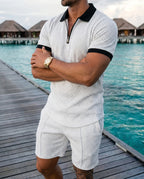 Men's Shirt & Shorts Set – Tailored Casual Summer Outfit for Everyday | Liam