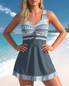Women's Swim Dress with Skirt Look – Comfortable & Stylish for the Beach | Saya