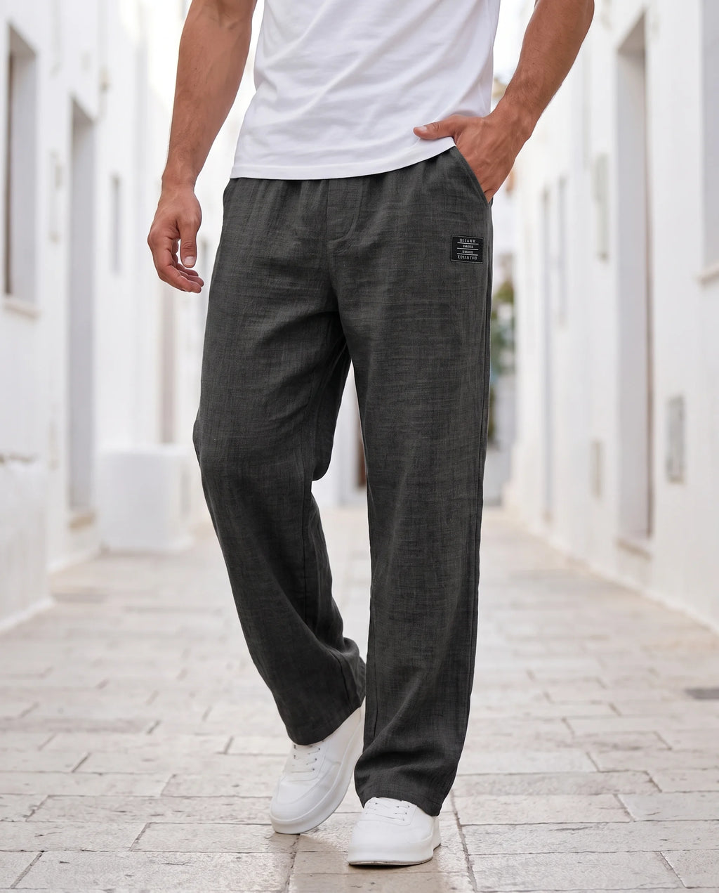 Herren Leinenhose – leicht & atmungsaktiv für den Sommer, lockere Passform | Dante
