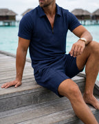 Men's Shirt & Shorts Set – Tailored Casual Summer Outfit for Everyday | Liam