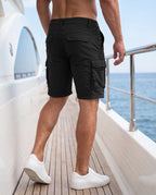 Herren Cargoshorts leicht – mit vielen Taschen, knielang | Bastian
