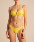 Damen Bikini-Set Push-up gepolstert – Brazilian-Cut Low-Rise-Höschen für Strand & Pool | Adel