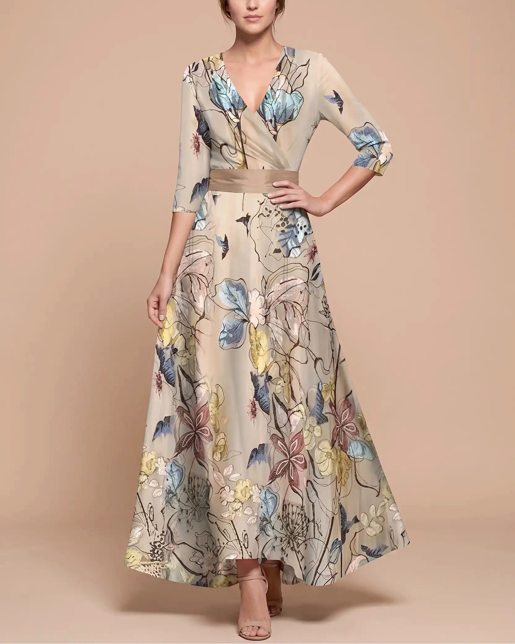 Damen Maxikleid elegant fließend – zeitlos für Abend & besondere Anlässe | Amara