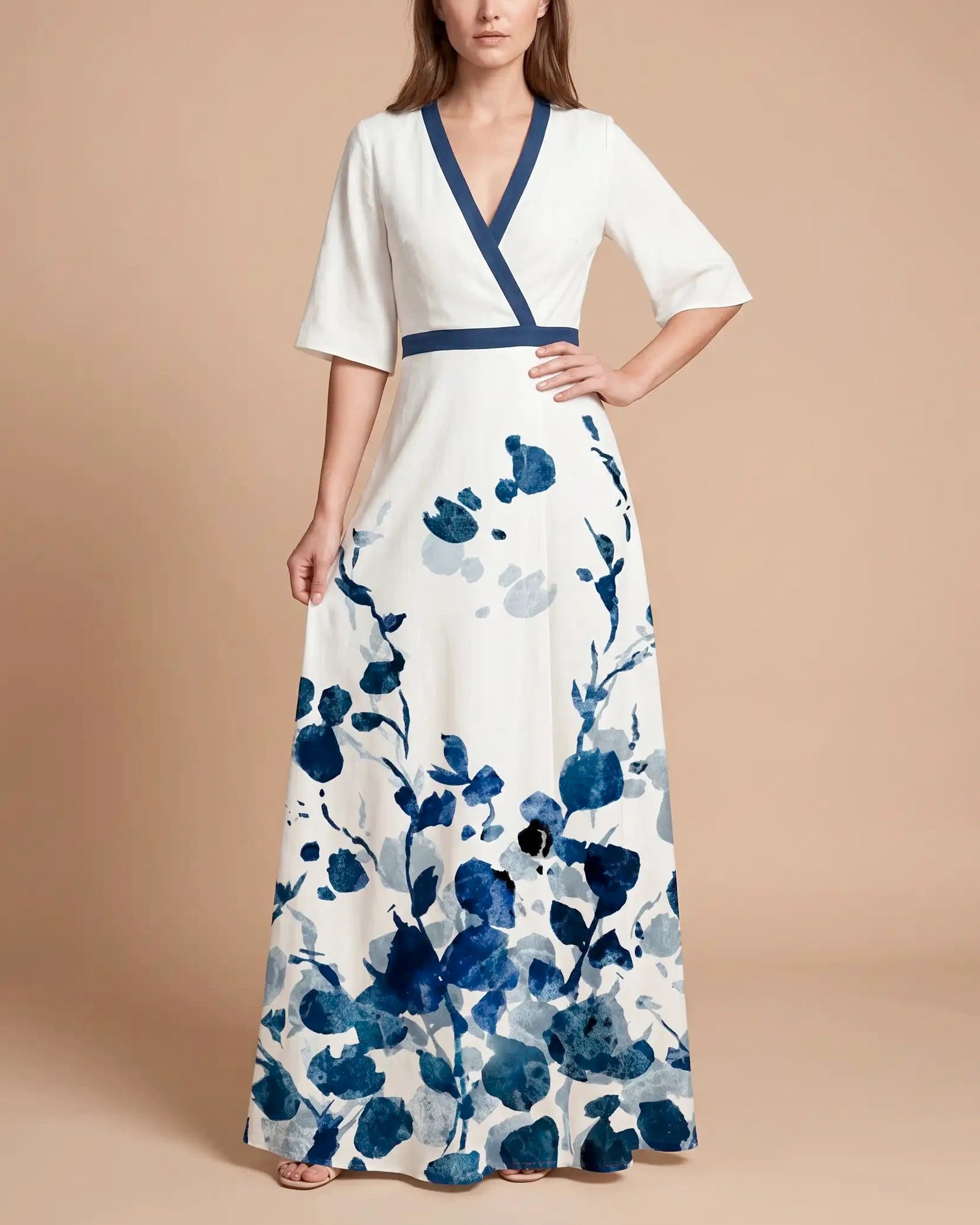 Damen Maxikleid elegant fließend – zeitlos für Abend & besondere Anlässe | Amara