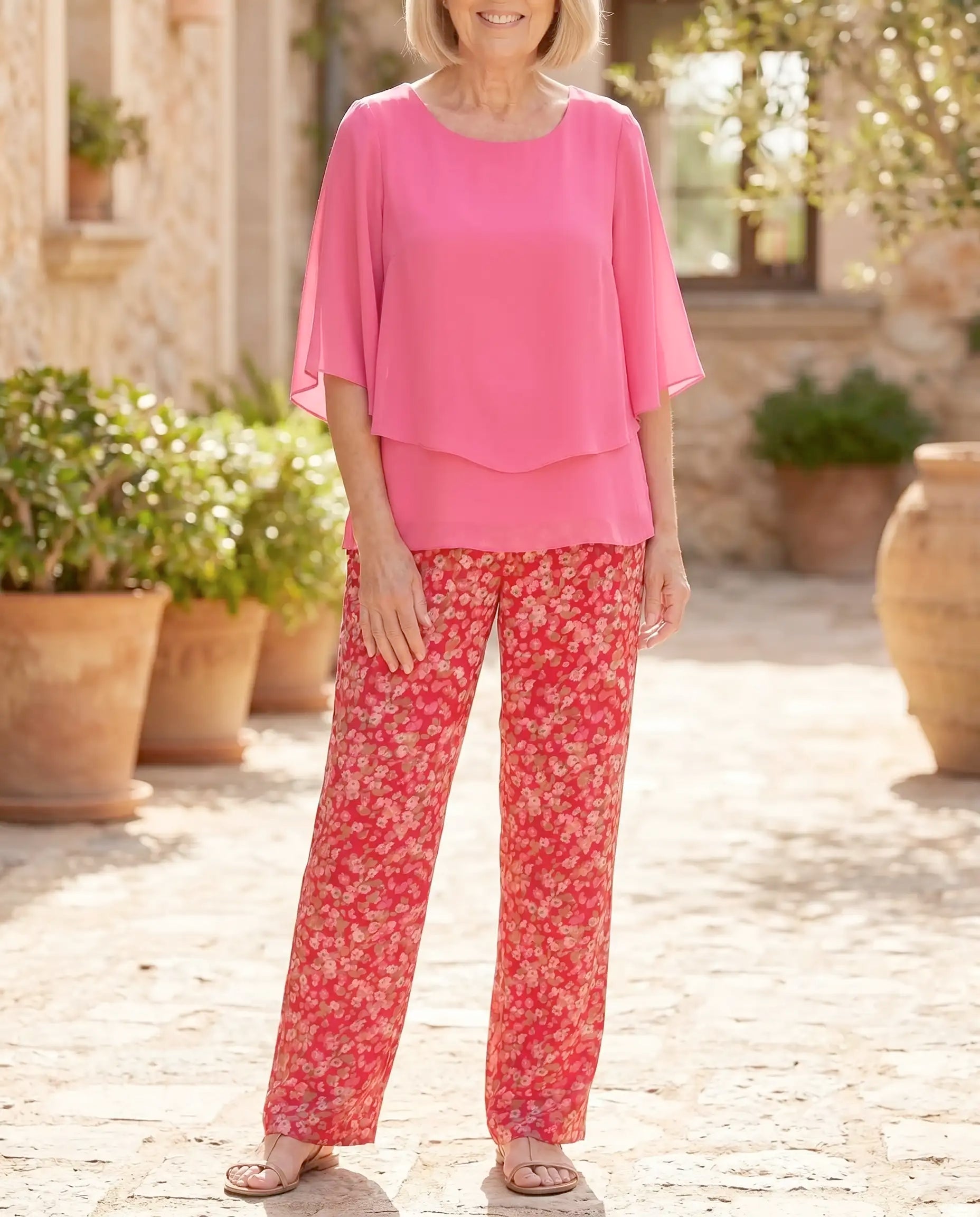 Damen Bluse zweiteiliges Set – vielseitig für Alltag & besondere Anlässe | Augustina