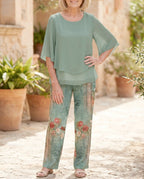 Damen Bluse zweiteiliges Set – vielseitig für Alltag & besondere Anlässe | Augustina