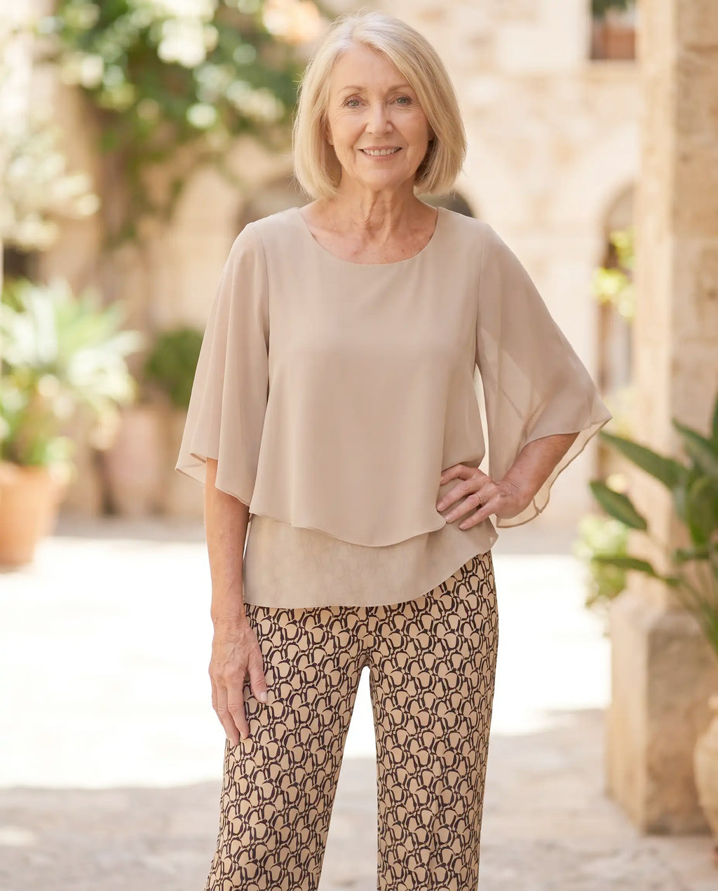 Damen Bluse zweiteiliges Set – vielseitig für Alltag & besondere Anlässe | Augustina