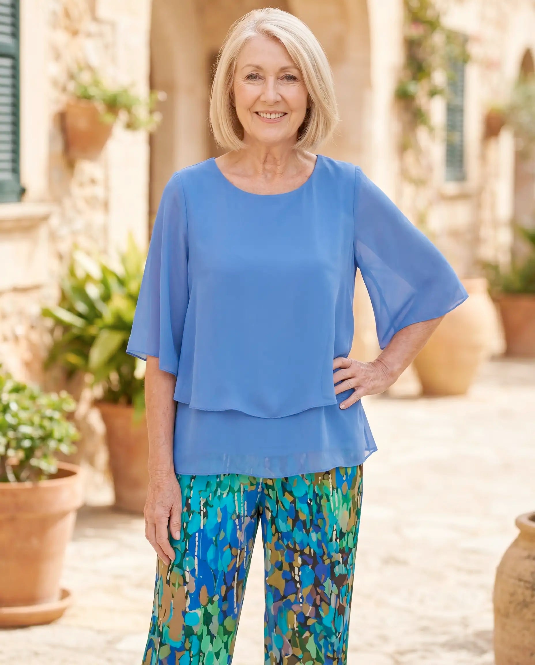 Damen Bluse zweiteiliges Set – vielseitig für Alltag & besondere Anlässe | Augustina