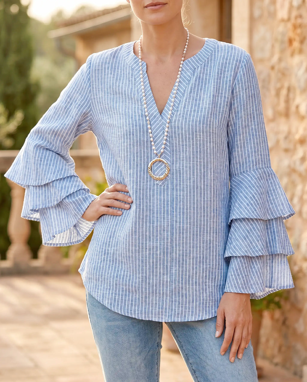 Damen Bluse leicht & fließend – femininer Schnitt für den Alltag | Layla