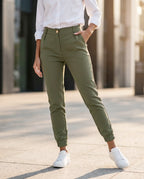 Damen Hose hoher Elastikbund Stretch – bequem für den Alltag | Yuna