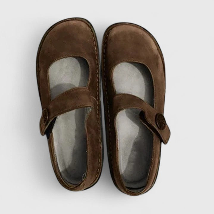 Damen Schuhe orthopädisch mit Fußbett – verstellbarer Riemen, gepolstert, für den Alltag | Jessica