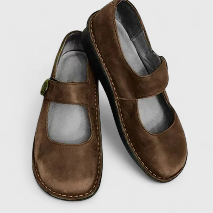 Damen Schuhe orthopädisch mit Fußbett – verstellbarer Riemen, gepolstert, für den Alltag | Jessica