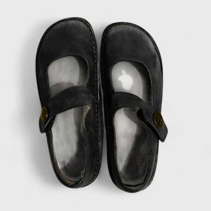 Damen Schuhe orthopädisch mit Fußbett – verstellbarer Riemen, gepolstert, für den Alltag | Jessica
