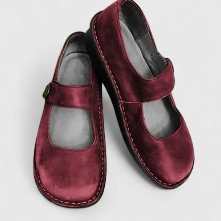 Damen Schuhe orthopädisch mit Fußbett – verstellbarer Riemen, gepolstert, für den Alltag | Jessica