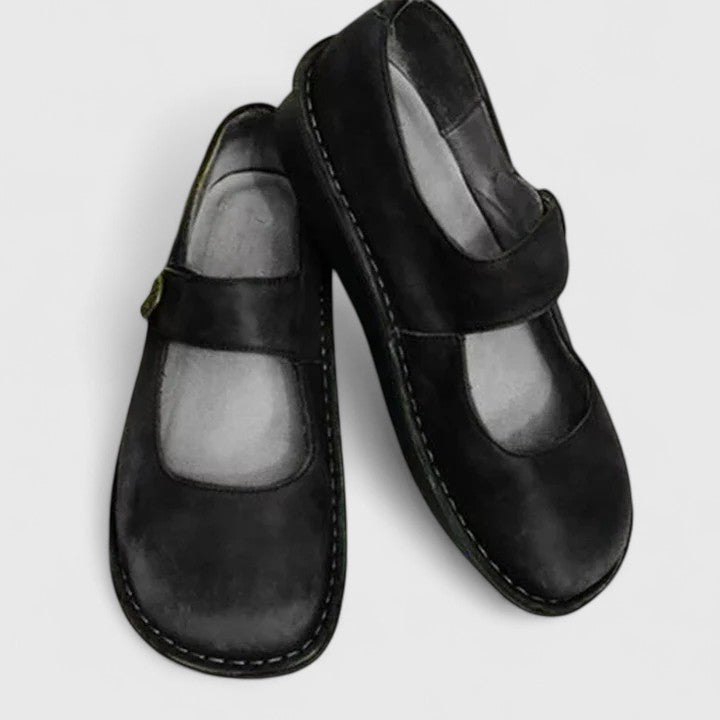 Damen Schuhe orthopädisch mit Fußbett – verstellbarer Riemen, gepolstert, für den Alltag | Jessica