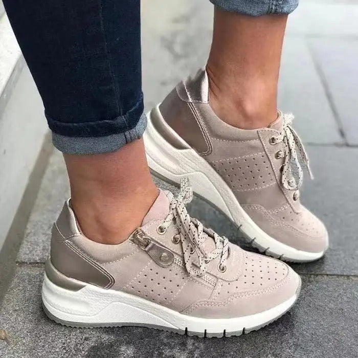 Damen Wanderschuhe orthopädisch mit Fußbett – atmungsaktiv, rutschfest, für Reise und Alltag | Gabriella
