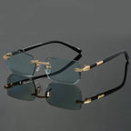 Women's Rimless Sunglasses with Cut Edge – Stylish & Protective for Travel & Everyday Wear | Antje