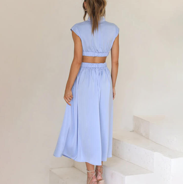 Damen Maxikleid fließend – elegant für Alltag und besondere Anlässe | Madeline