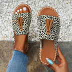 Damen Pantoletten flach Boho mit Quasten – Slip-On für den Sommer | Alma